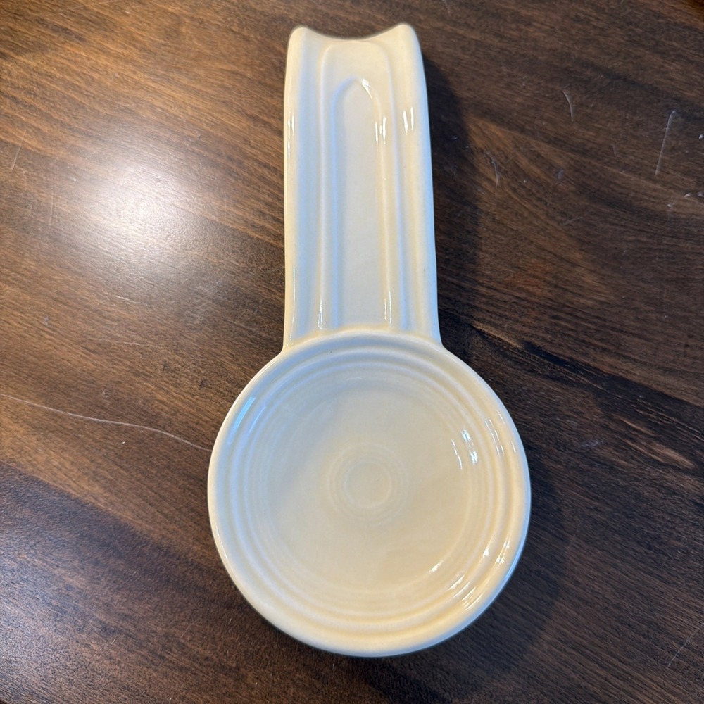 Fiestaware Ivory Light Yellow Spoon Rest Genuine Fiesta HLC